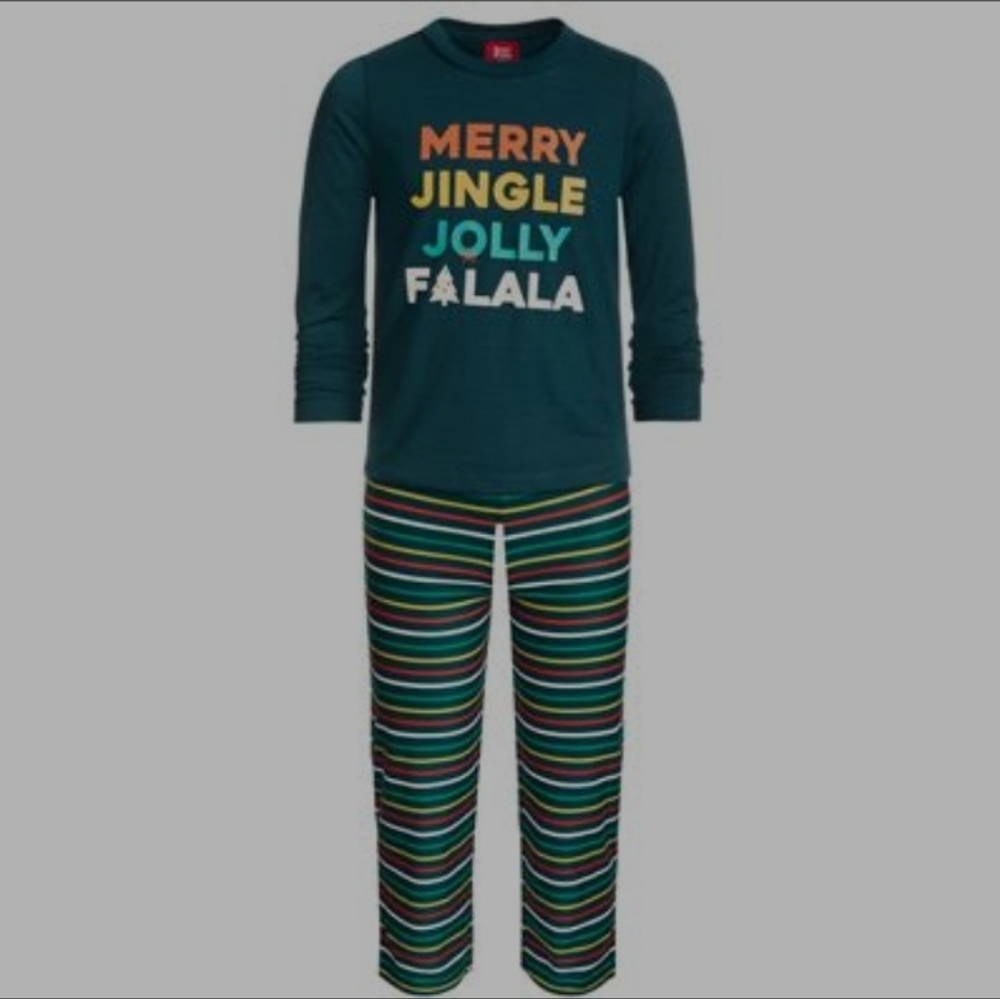 Matching Kid's Merry Jingle Mix It Family Pajama Set 2T-3T Unisex
